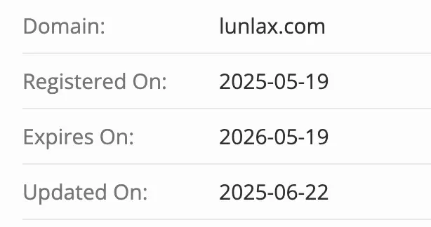 Lunlax домен домен Lunlax