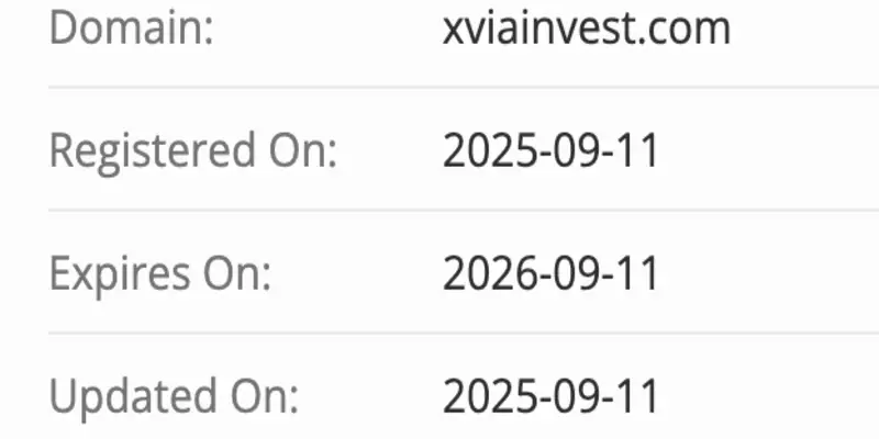 Xvia Invest домен домен Xvia Invest