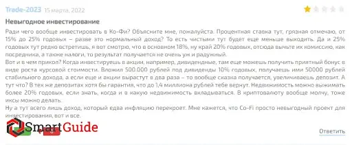 Краудлендинговая платформа Ко-Фи, СКАМ Краудлендинговая платформа Ко-Фи, СКАМ