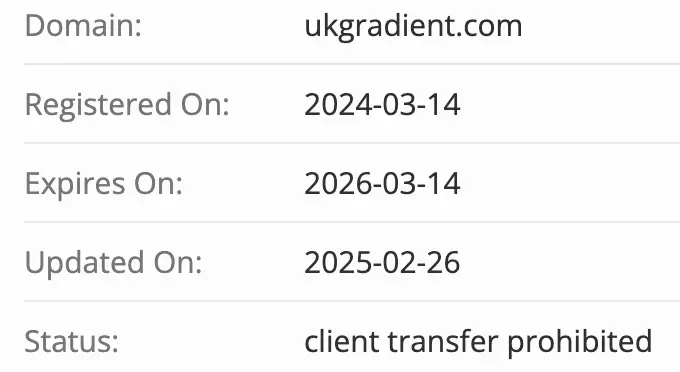 УК «Градиент» домен
