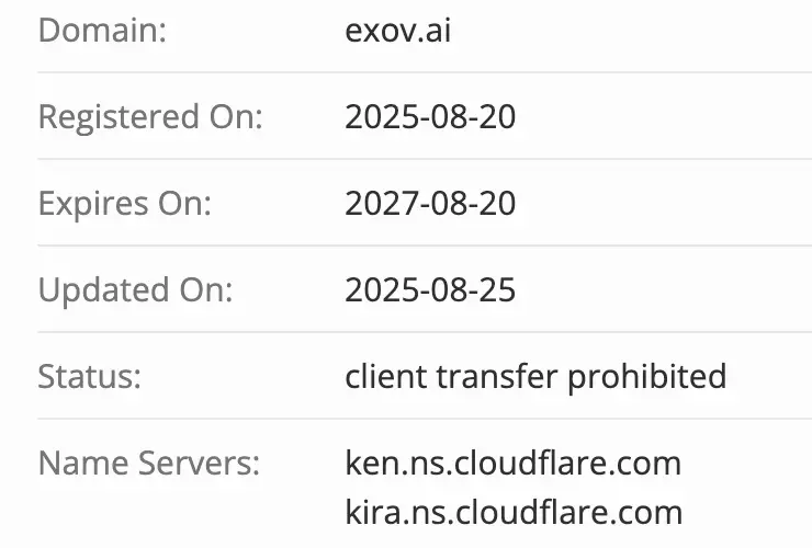 ExoVault домен  домен ExoVault