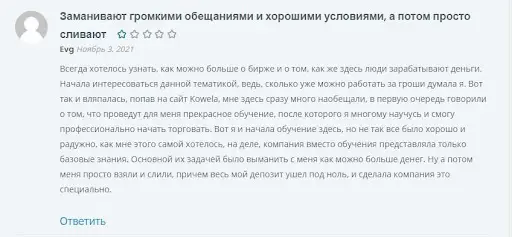 отзыв о Kowela отзыв о Kowela