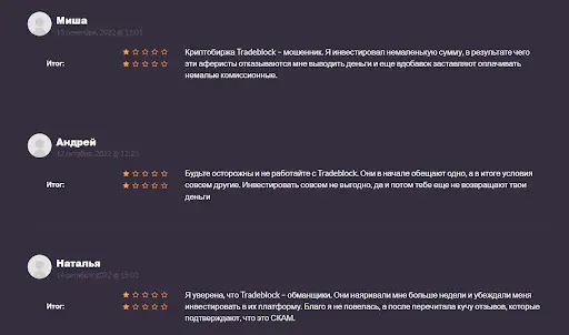 TradeBlock отзывы TradeBlock отзывы