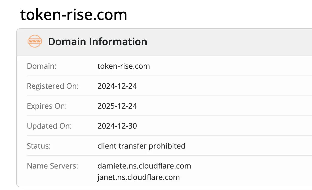 домен Token Rise