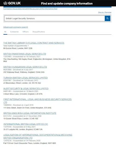 Бритиш Легал Секьюрити Сервисес Бритиш Легал Секьюрити Сервисес
