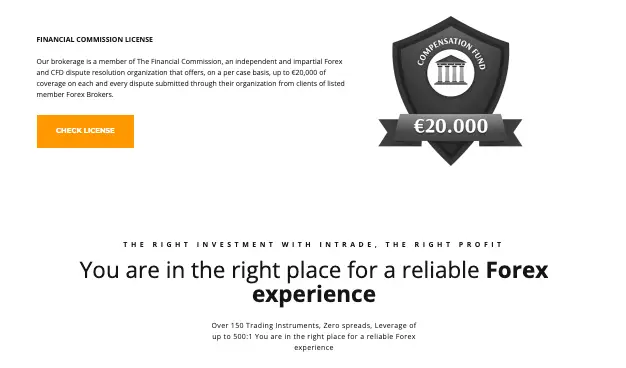 инфо о брокере InTrade Finance