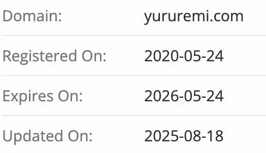 Yururemi домен  домен Yururemi