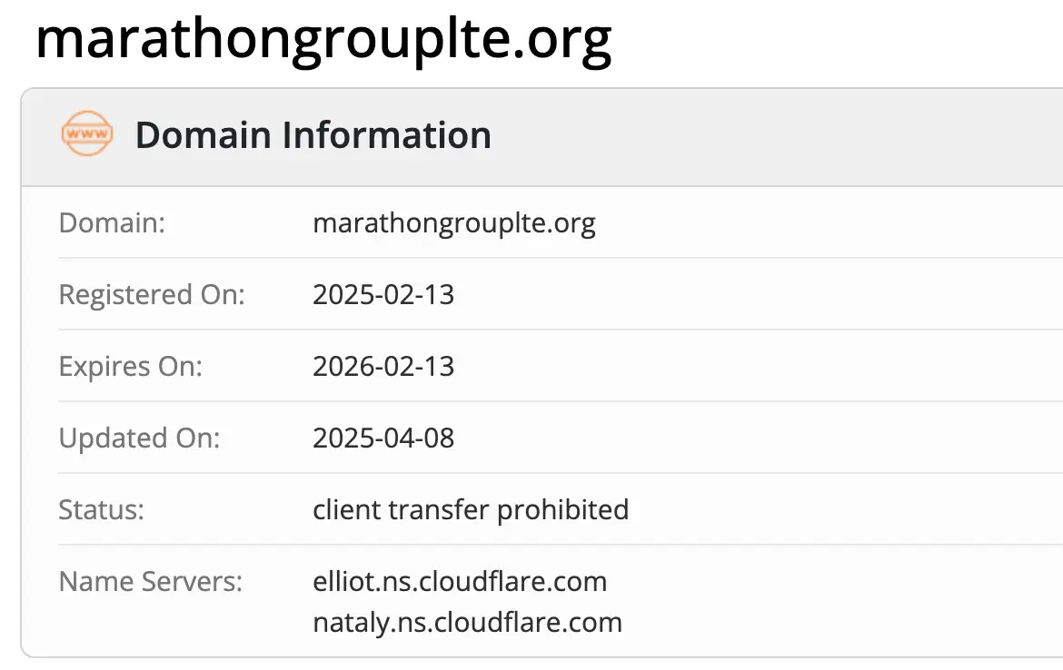 MaratHon Group Lte скам