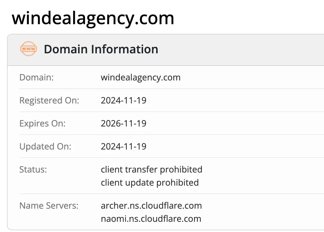 WinDealAgency домен