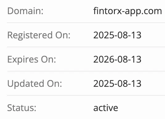 FintorX домен  домен FintorX