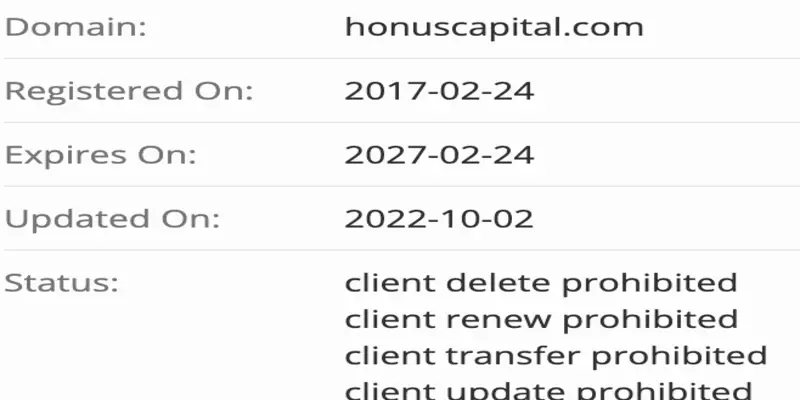 Honus Capital домен домен Honus Capital
