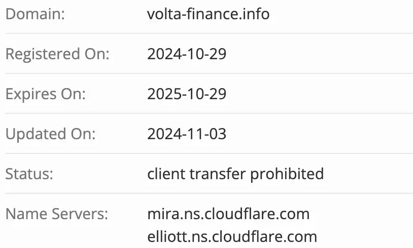 домен Volta Finance