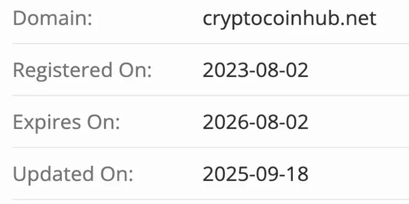 домен CryptoCoinHub