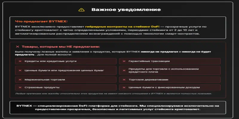 BYTNEX инфо о сайте обзор сайта BYTNEX