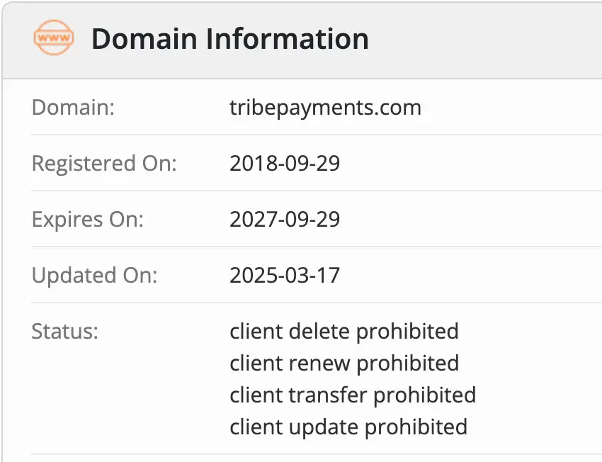 домен Tribe Payments