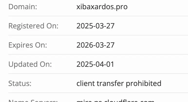 домен Xibaxardos