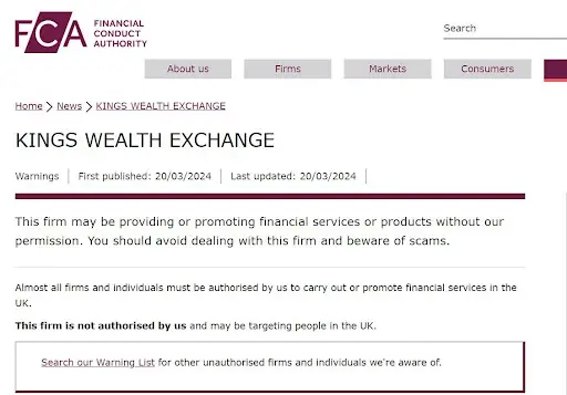 Развод Kings Wealth Exchange Развод Kings Wealth Exchange