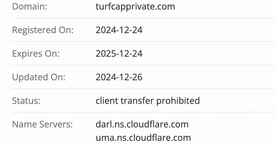 домен Turf Capital Private LTD