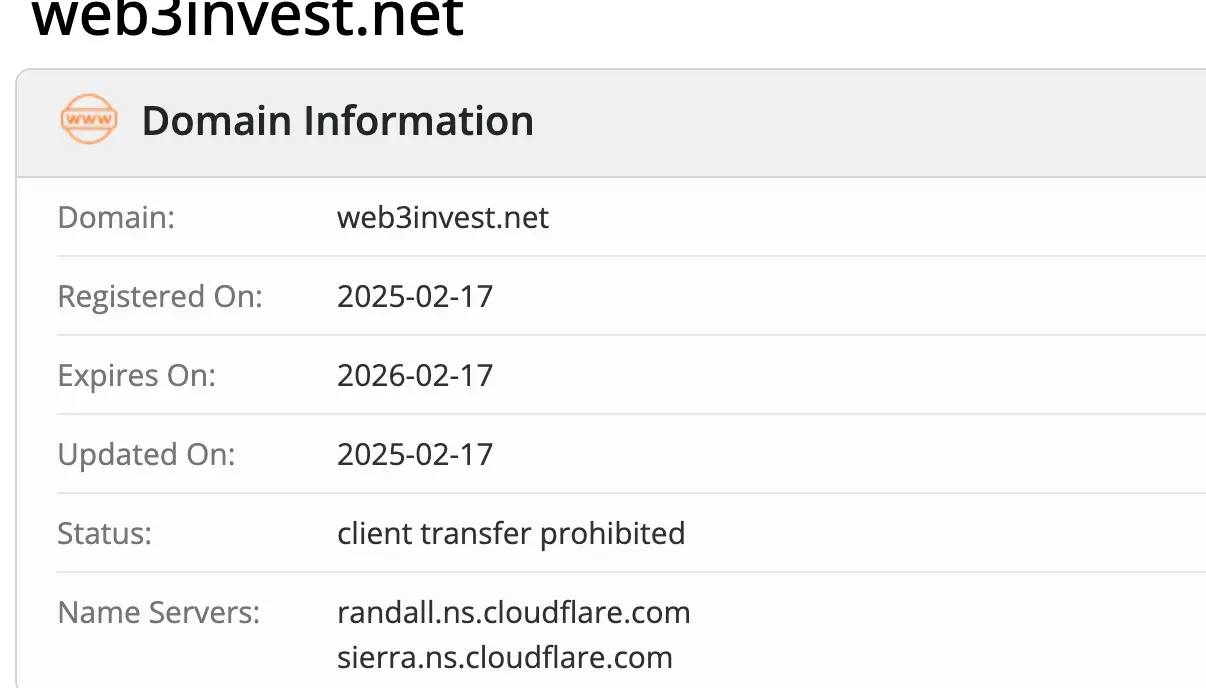 домен Web3Invest