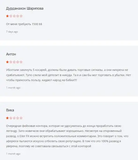 Отзывы об Eiler FX