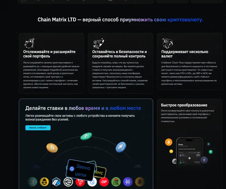 Chain Matrix LTD инфо о сайте  обзор на Chain Matrix LTD