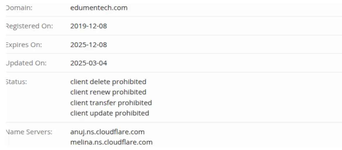 информация про Edumentech