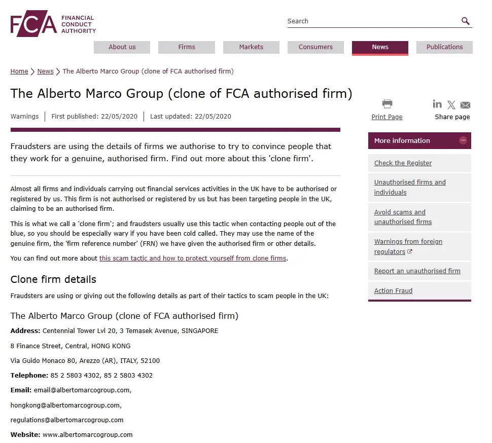 The Alberto Marco Group обзор