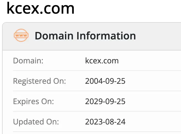 KCEX домен  домен KCEX