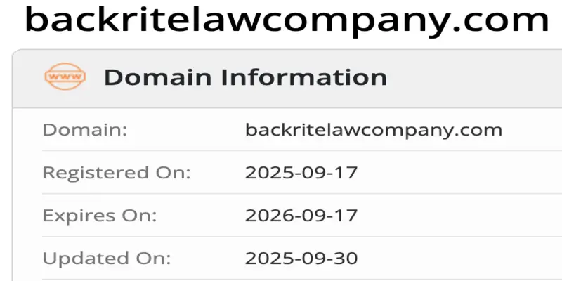Backrite Law Company домен  домен Backrite Law Company