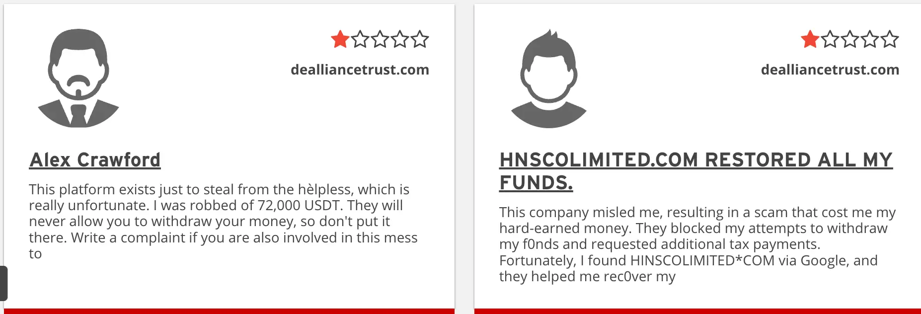 Alliance Trust отзывы людей Alliance Trust отзывы клиентов