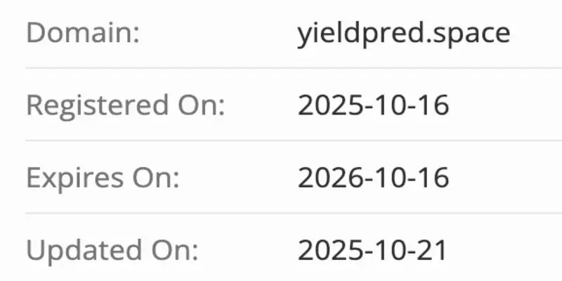 Yield Prediction домен домен Yield Prediction