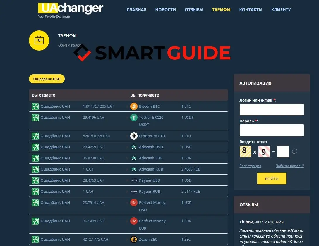 Обзор Uachanger