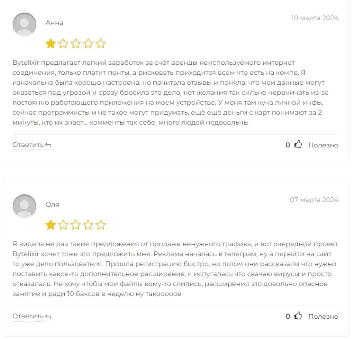 ByteLixir отзывы