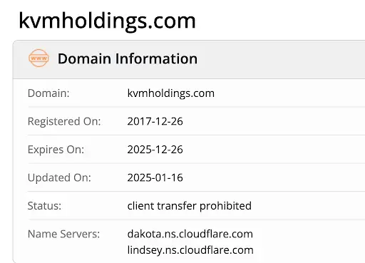 KVM Holdings лохотрон