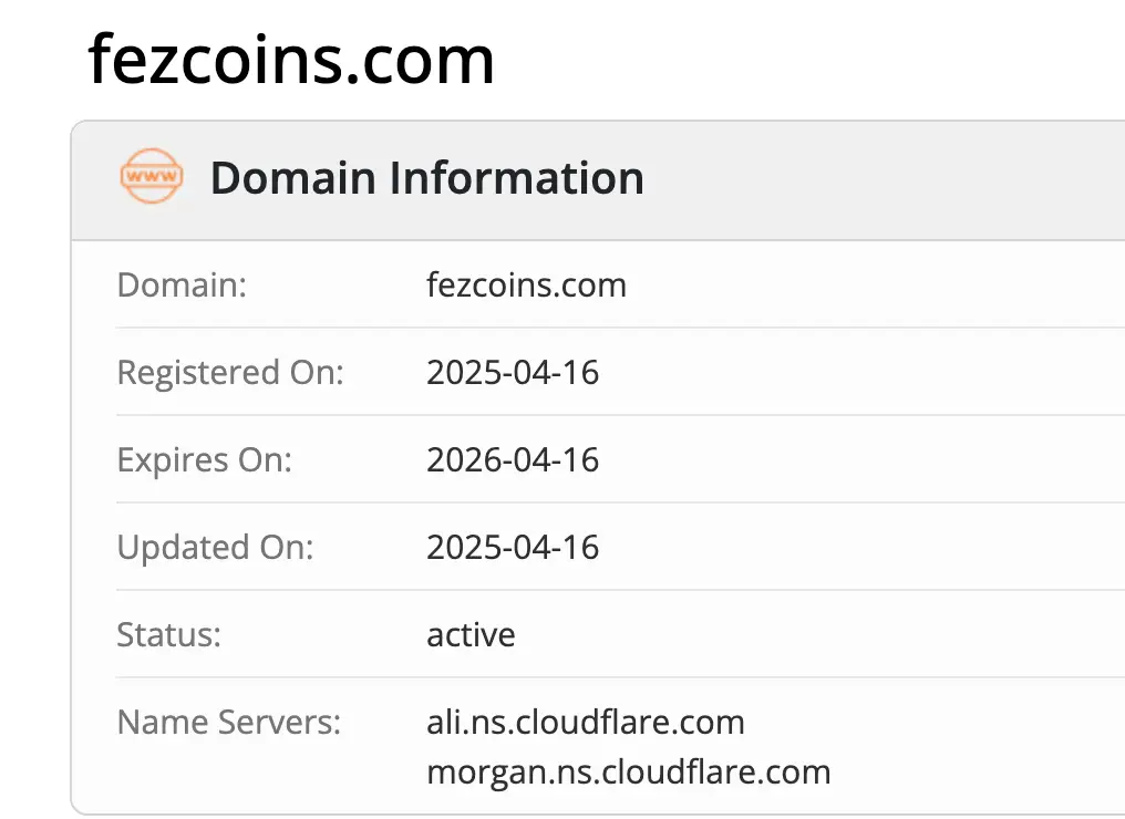 Fezcoins домен