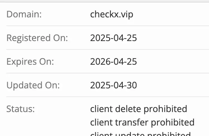 CheckX домен домен CheckX