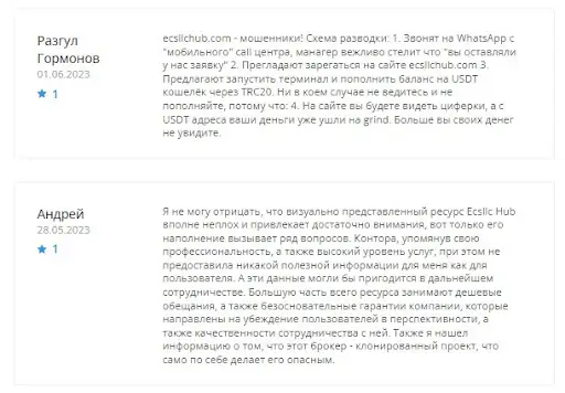 ECSLLC Hub Отзывы ECSLLC Hub Отзывы