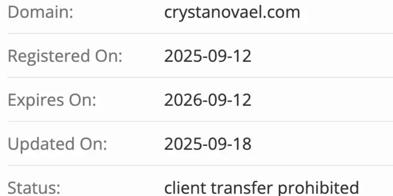 домен Crystanovael