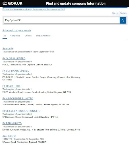 PayOption FX Limited PayOption FX Limited