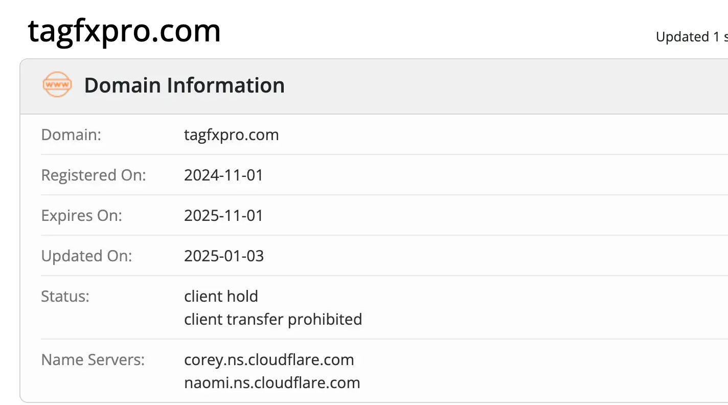 Tag Fx LTD домен