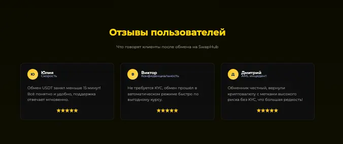 SwapHub отзывы клиентов  отзывы о SwapHub