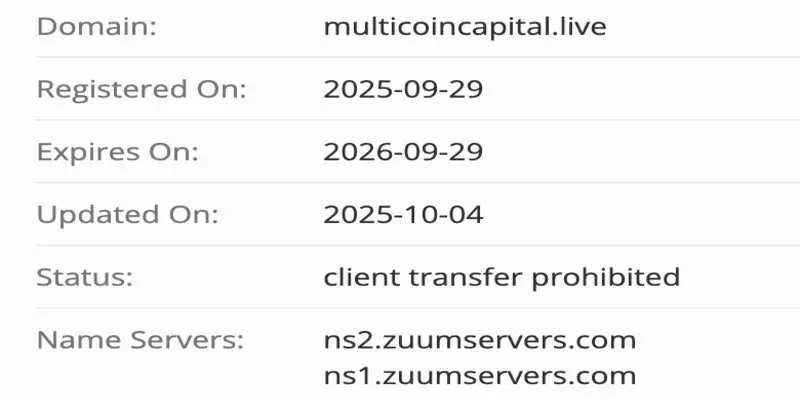 Multicoincapital домен домен Multicoincapital