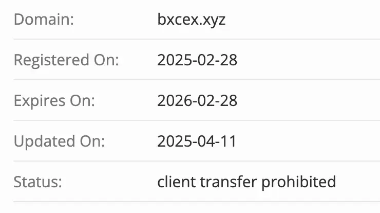 домен Bxcex
