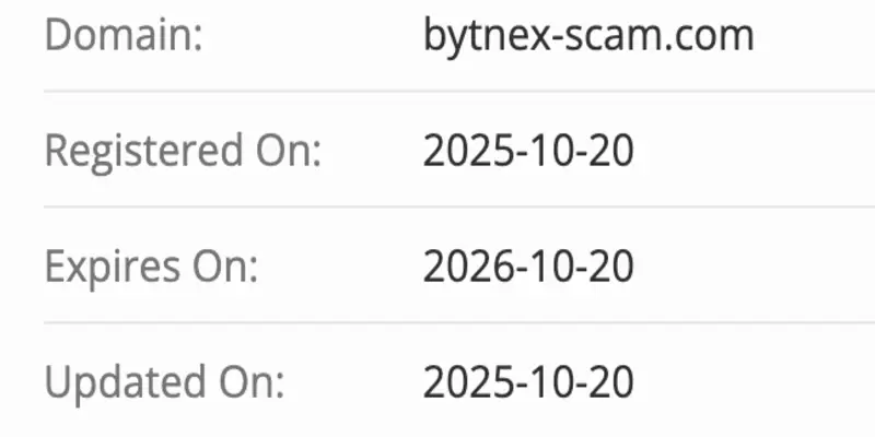 BYTNEX домен домен BYTNEX