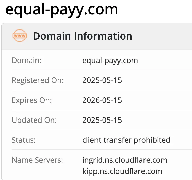 домен Equal Pay Finance