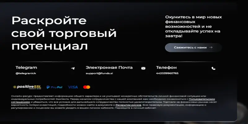 FUNDS.SI инфо о проекте обзор на FUNDS.SI