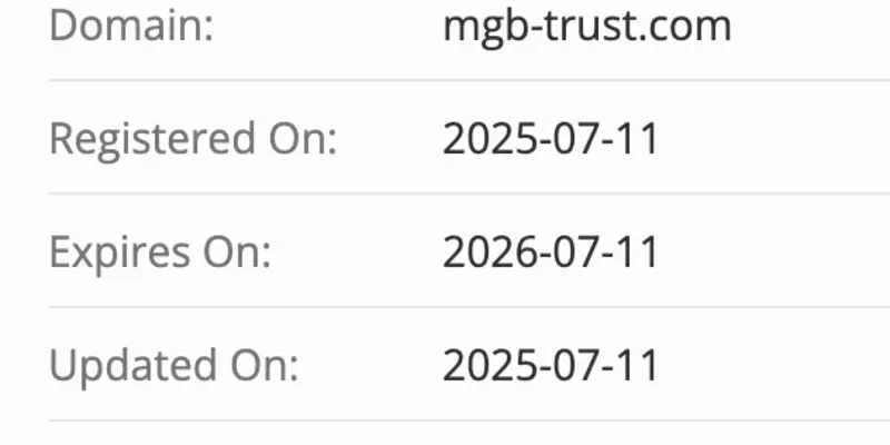 MGB Trust домен домен MGB Trust