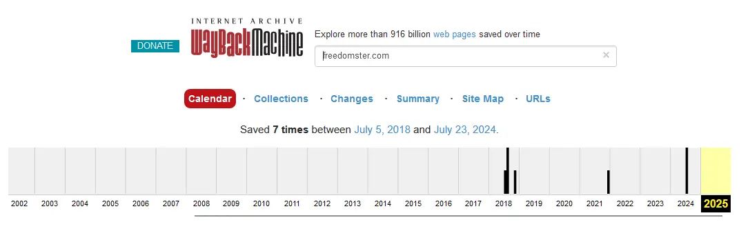 FreedomSter проверка домена