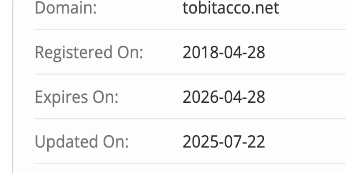 домен Tobitacco