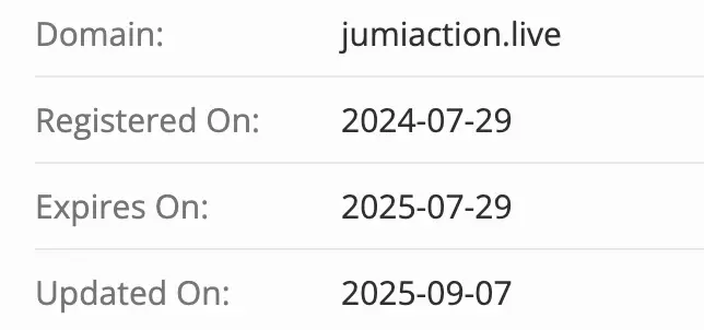 домен Jumiaction Live